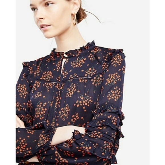 Ann Taylor Ruffled Blouse - Picture 1 of 7